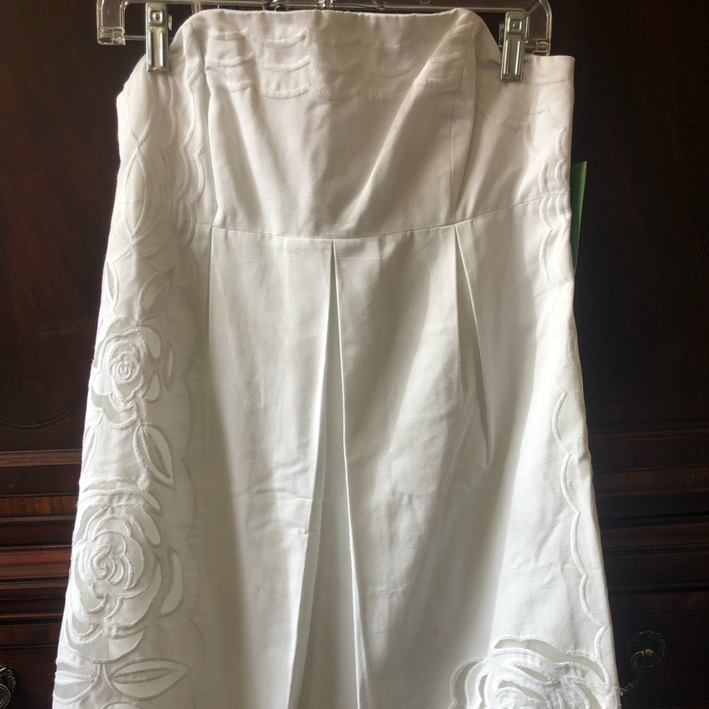 Lilly Pulitzer white embroidered dress
